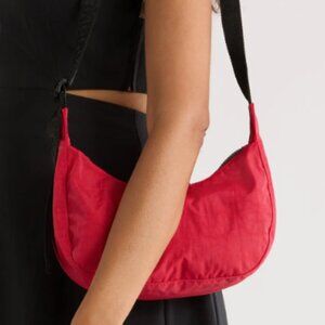 Baggu Small Crescent Bag - Candy Apple -NWT